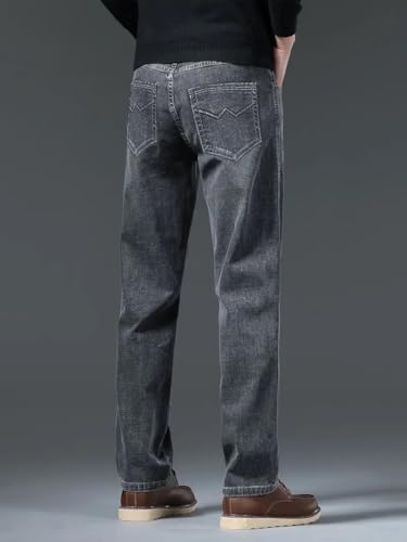 GRECIILOOKS Men's Smart Fit Stretchable Jeans - Gray GREY - Image 3