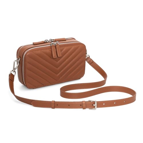 Image of befen Genuine Leather Crossbody Bags for Women, RFID Leather Purses
