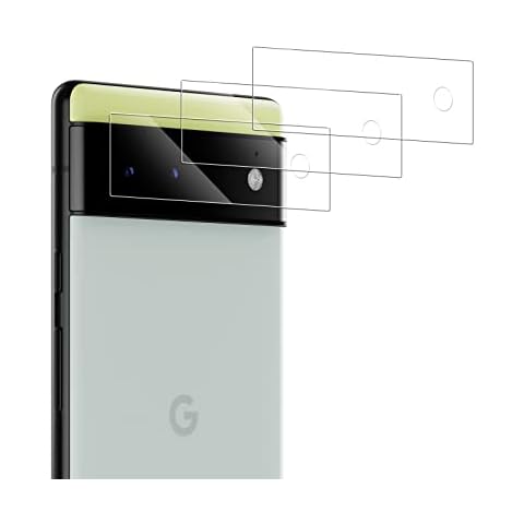Qoosea Back Camera Lens Protector for Google Pixel 6A 5G(3 Pack) Full Coverage 2.5D High Definition Protective Tempered Glass Film Anti-Scratch Bubber Free HD Clear Cover for Google Pixel 6A Cover