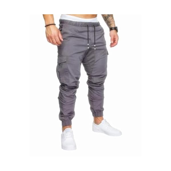 GM MGBOYGYM Mens Fashion Joggers Sports Pants - Cotton Cargo Pants Sweatpants Trousers Mens Long Pants