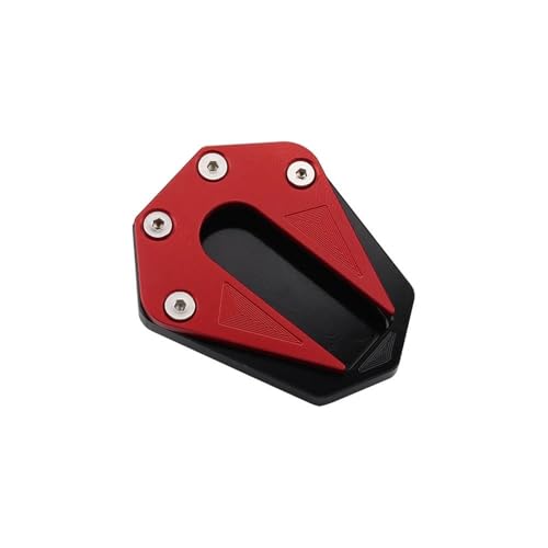 tänder-Verbreiterung Motorrad-Seitenständer-Pad Für Benelli TRK502 TRK502X 502C 752S BN600 BJ600GS TNT600 Ständer-Seitenständer-Verlängerung(Rot 1)