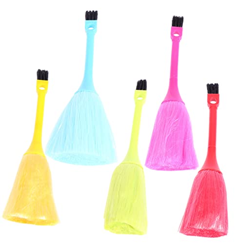 HOMSFOU 5pcs Keyboard Cleaning Brush Window Blinds Duster Brush Dedusting Multi Functional Cleaning Brush Multifunctional Cleaning Brush Double-end Air Conditioner Cleaner Keyboard Brush