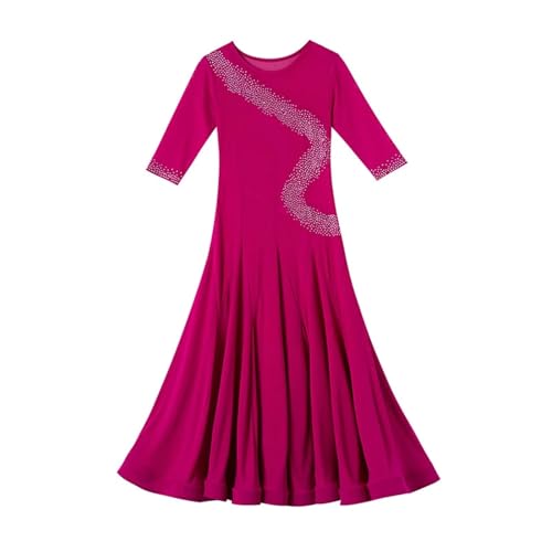 ZYAGH Standardtanzkleider Damen Modernes Tanzkleid Standard Ballsaal Kleidung Damen Weibliche Lange Röcke Übungskleidung Walzer Tango Cocktail...