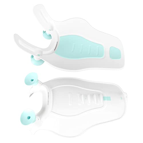 Image of Clean Rinse Baby Bather Folding Multifunction Portable Washing Infant Lying Bather for Boy Girl 12.5 x 20.1in (Mint Green)