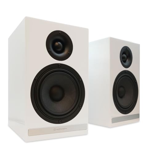 Audioengine HDP6 Passive Bookshelf Speakers - High Gloss Piano White