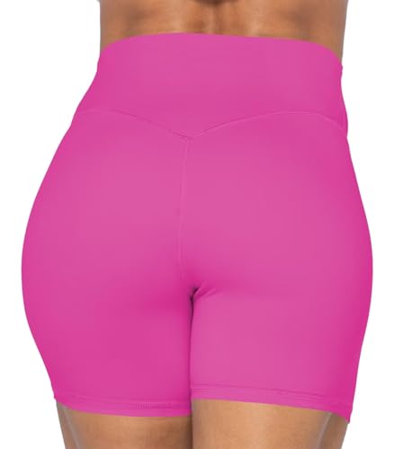 Image of Sunzel No Front Seam High Waist Biker Shorts for Women, Squat Proof Yoga Workout Gym Bike Shorts | 3, 5 Or 8-Inch Inseam, High Waisted, Tummy Control, No Front Seam, Buttery Soft, Compression Fit, Squat Proof