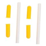 HONITANO 2個プラスチック製ロッキングホースハンドル ねじ付き交換用グリップ 子供用おもちゃ アニマルロッカー用アクセサリー 幼児向け乗馬玩具部品