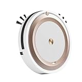 ERINGOGO Robot Aspirador Fregasuelos Compacto y Ligero para Hogar Control por Smartphone Batería de Larga Duración Adecuado para Suelos de Mármol y Azulejos Color Dorado