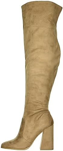 Jessica Simpson Women's Brixten Over The Knee Boot Wide, Sandstone, 8 | Image 7
