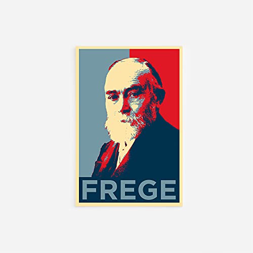 Gottlob Frege Art Print - Hope - Photo Poster Gift - Father of Analytic Philosophy // Size: A3 (297 x 420 mm)