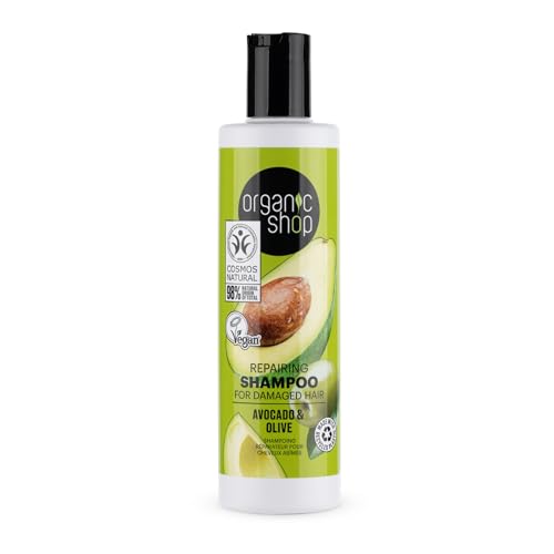 Organic Shop Damaged Hair Repairing Shampoo Avocado and Olive, 280 ml
