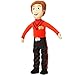 Mighty Mojo The Wiggles Plush Doll - Simon - Red Wiggle - Doll Measures 14 Inches for Boys and Girls - Wiggles Fans - Officially Licensed Wiggles Toy