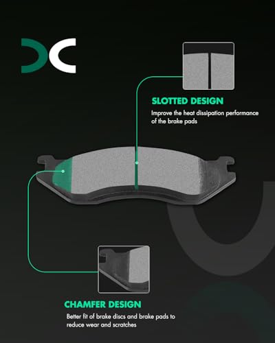 Image of SCITOO Brake Kits Front Rear Brake Rotors Brake Pad:53005;53006;D966;D898 | Fit For Dodge For Durango 2004-2006,For Dodge For Ram 1500 2002-2005