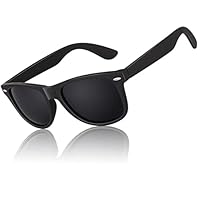 LINVO Polarised Sunglasses for Men Women UV Protection Shades 80's Retro Style Design Driving Cycling Sports Fishing Travel Sun glasses