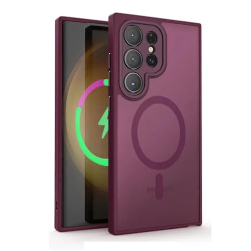 Coque magnétique translucide Galaxy S23 FE étui protection objectif