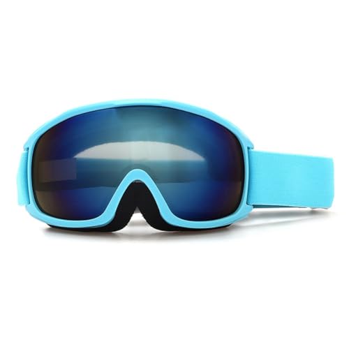 Oiqippnbv Gafas de Esquí Antivaho de Doble Capa con Lentes Esféricas para Adultos, Material de Esquí y Montañismo
