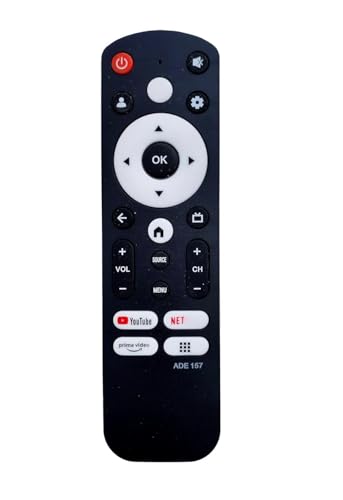 Image of Remote Compatible with ACER Smart LED /UHD 4K TV Remote Control Without Voice Command YouTube Netflix Hot Keys (Please Match The Image with Your Old Remote)