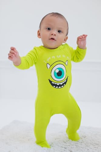 Disney Baby 2 Pack Zip Up Sleep N' Plays Newborn to Infant Sizes (Newborn - 24 Months)