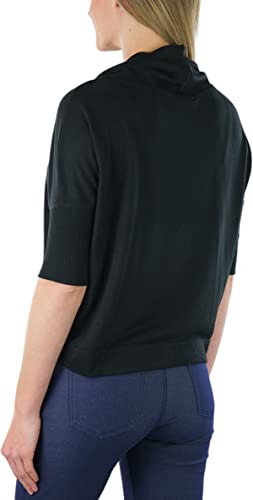Image of ToBeInStyle Women's Classic Knit Fold Over Turtleneck Pullover
