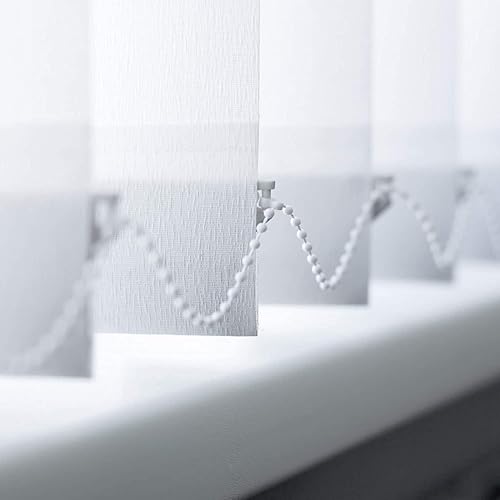 Vertical Blind Bottom Chain for 3.5 Inch/ 89 mm Slats 20 Meter 200 clips