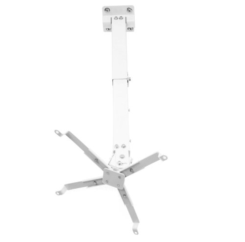 Support de plafond vidéo Brateck 2 en 1 inclinable et extensible pour Epson EH-TW2900 EH-TW3200 EH-TW3500 EH-TW3800 EH-TW4400 EH-TW4500 EH-TW5000 EH-TW5900 EH-TW5910 Blanc