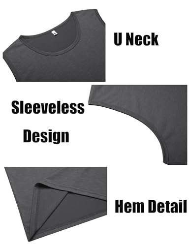 Image of COOFANDY Men's 3 Pack Workout Tank Tops Gym Muscle Tee Bodybuilding Fitness Sleeveless T Shirts