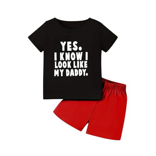 Pantalones cortos y camiseta de dinosaurios para niños pequeños de verano