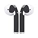 Amial Europe -- Set Involucri Adesivi Sticker Compatibili con AirPods EarPods [Pellicola Autoadesiva] Cover per Auricolari Case Wireless Bluetooth (Nero)
