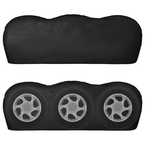 BBTO Large Triple Axle RV Tire Cover 30-32" Waterproof Black