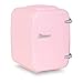 bredeco Mini Frigo Portatile Elettrico Frigorifero Bar Mobile BCMF-4L-LP (4 L, Rosa, ABS e Plastica)