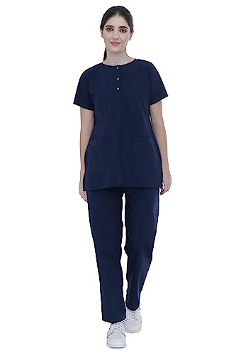 UNIFORM CRAFT Women’s Scrub Suits DSU (Round Neck) || Ideal for doctors, dentists, vets, nurses & healthcare professionals (Olive Blue, XL) (B0C7R68GKX) Amazon Price History, Amazon Price Tracker