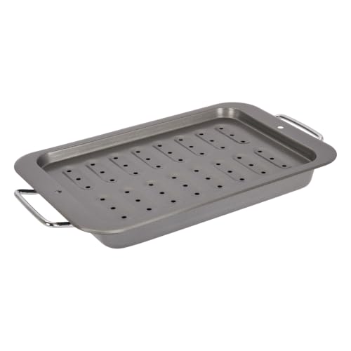 GoodCook Everyday Bake & Roast Pan with Built-in Handles, 7x11-Inch, Gray