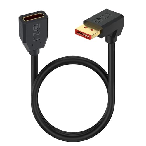 XUZHID DisplayPort Cable,Fast Speed 16K DisplayPort Cable 2.1 Version Supports 8K@240Hz and 4K240Hz with HDCP Compatibility