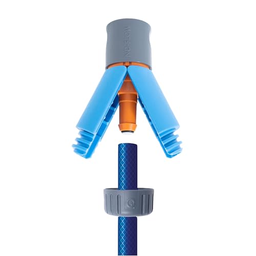 Qwickhose No-Flow JawGrip Universal Hose Connector | Waterstop Hose Pipe Connector Fitting | 1/2 (12.5-13mm) Garden Hose | Universal Push-Fit Compatibility | UV-Stabilised Pop-Off Resistant