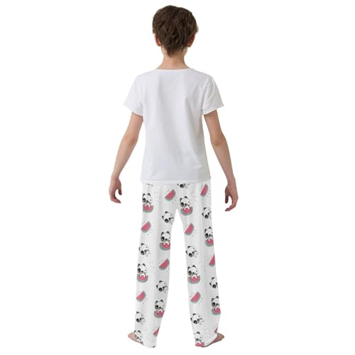 Boys' Pants Funny Dogs and Watermelon Long Bottoms Jogger Pants Elastic Waist Trousers with Pockets S-XL3