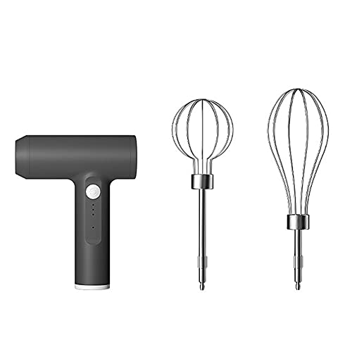 ISAKEN Batidora de Mano eléctrica, Mezclador de Mano inalámbrico eléctrico de Velocidad, batidora de Huevos portátil de Mano,por USB para...