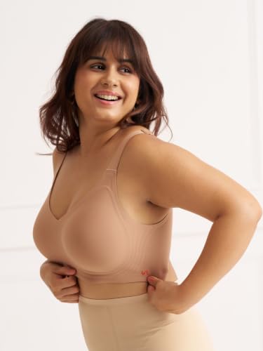 Image of Everyday Comfort Jelly Bra | Wire-Free Jelly Soft Technology with Side Silicone Fillers | Lightly Padded, Seamless Design with Wide Straps & Removable Pads | Breathable Everyday Bra for Women |