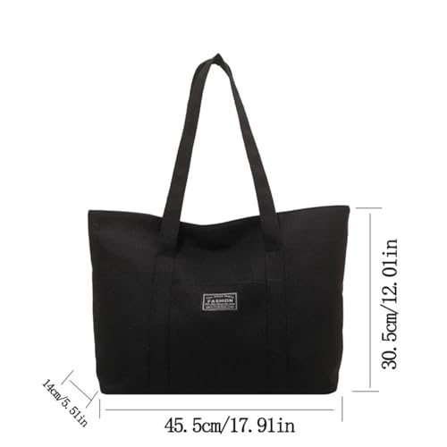 Minimalism Women's Shoulder Bags Large Capacity Casual Tote Bag Multiple Pockets Daily Commuting Handbag Shopping4