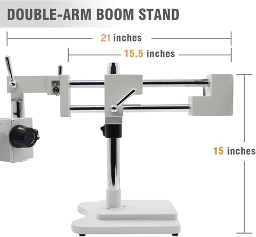 image for ZTEEERS Professional Trinocular Stereo Zoom Microscope, 3.5X-90X Magni