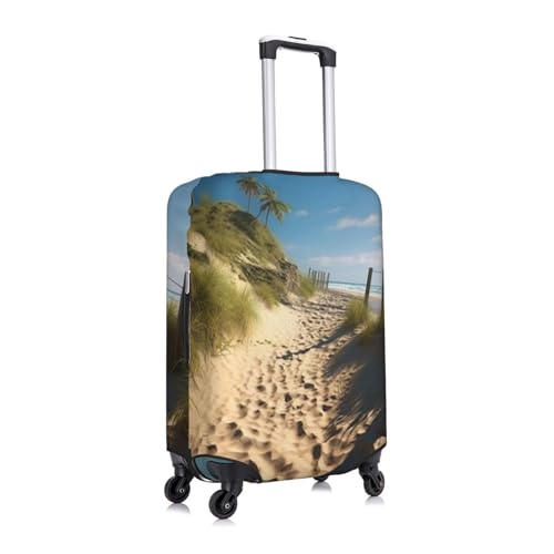 Beach Themed Luggage Cover for Suitcase Tsa Approved, Washable Suitcase Protector Fits 18-32 Inch Anti-scratch Suitcase Cover Carry on Luggage Sleeve Travel Baggage Cover3
