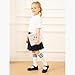 Stelle Girls School Shoes Black Mary Jane Flats Uniform Dress Shoes for Little/Big Kids(Black,1ML)