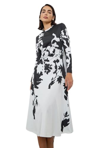 Styli 7024075220 Women Floral Print A-Line Midi Dress XL Multi