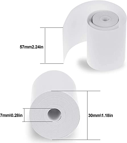 10 Rolls Thermal Paper Receipt Rolls,Mini Thermal Printer Cash Register Pos Receipt Paper Roll,Fits All Credit Card Terminals #TOP3