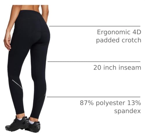 baleaf Women's Winter Cycling Pants Padded Fleece