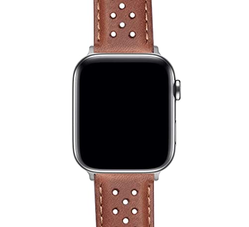 Image of BARTON WATCH BANDS - Horween Leather Watch Bands Compatible with Apple Watch Models - 1, 2, 3, 4, 5, 6, 7, 8, 9, 10, SE, Ultra & Ultra 2