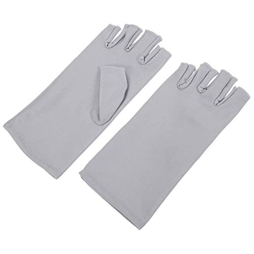 Beaupretty 1 Par De Guantes De Medio Dedo con Protección Solar Ligeros Y De Ciclismo para Mujer Guantes Sin Dedos con Bloqueo Guantes De Ciclismo para Mujer Guantes De