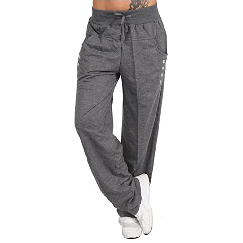 Jogginghose Damen Weites Bein Langgrösse Sporthose Lang Mit Taschen Freizeithose Mit Taschen Haushose Kordelzug Jogginghosen Jogger Pants Baggy Sweathose Locker Traininghose Laufhose Jogger Sweatpants Jogginghose Damen Weites Bein Langgrösse Sporthose Lang Mit Taschen Freizeithose Mit Taschen Haushose Kordelzug Jogginghosen Jogger Pants Baggy Sweathose Locker Traininghose Laufhose Jogger Sweatpants