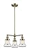 Innovations 207-BK-G194-LED 3 Light Vintage Dimmable LED Chandelier, Matte Black