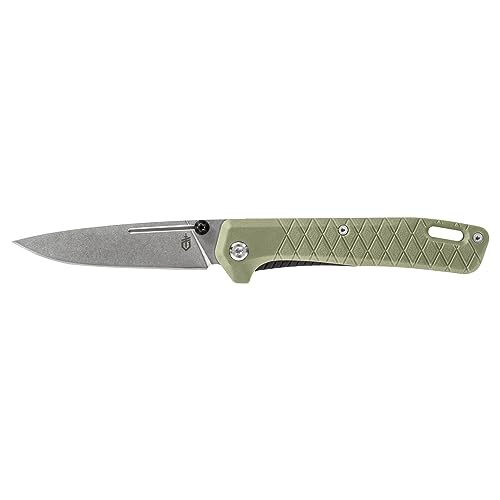 Gerber Gear Zilch Pocket Knife 3.1" Plain Edge Blade Folding Knife