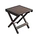 Krzesła kempingowe BaeFsc. Krzesło drewniane Składane krzesło litego drewna Przenośne gospodarstwo domowe Kemping Kemping Kwoziowy Ławka Kwadratowa stołek (Color : 2)